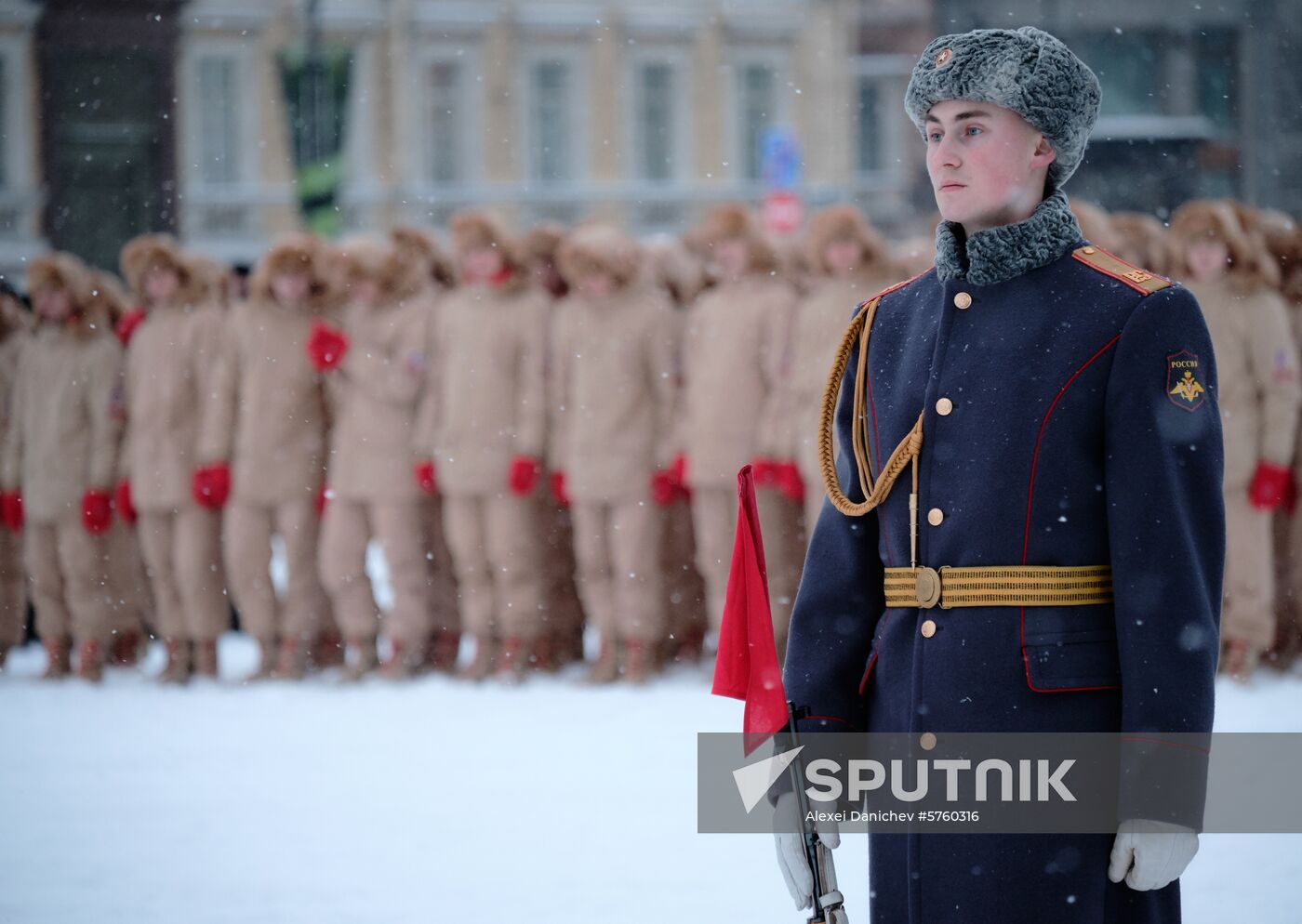 Russia End of Leningrad Siege Anniversary