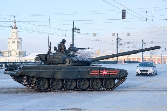 Russia End of Leningrad Siege Anniversary