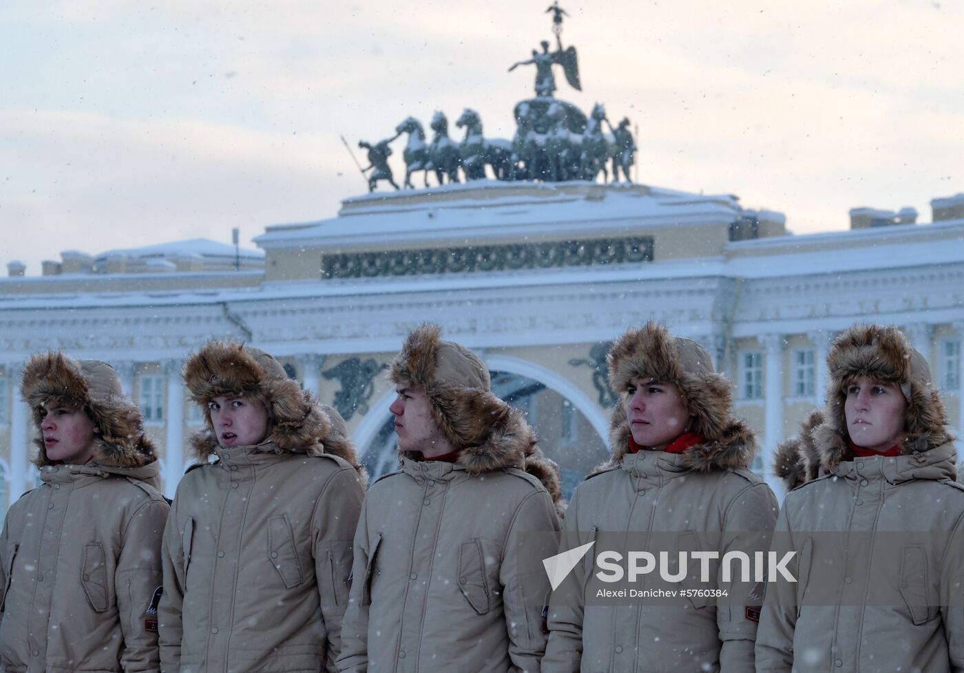 Russia End of Leningrad Siege Anniversary