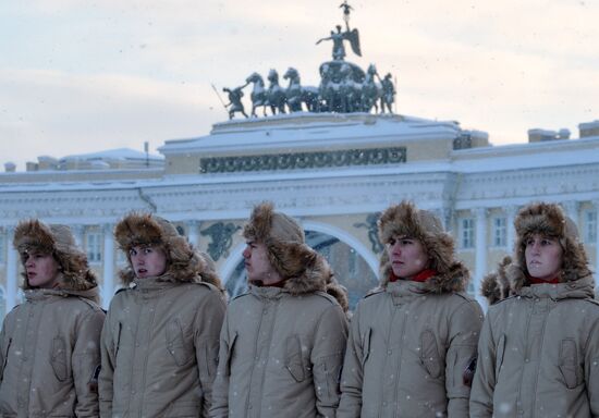 Russia End of Leningrad Siege Anniversary