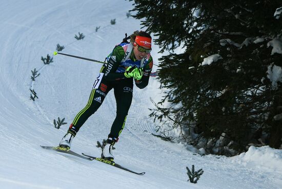 Italy Biathlon World Cup Sprint Women