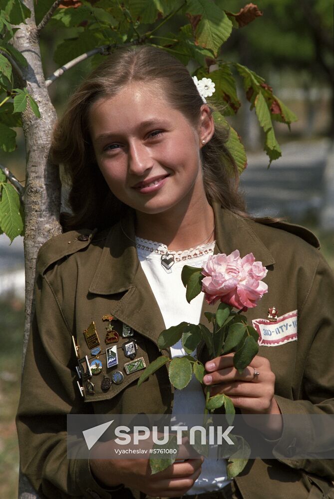 Student from a vocational training college in Gomel
