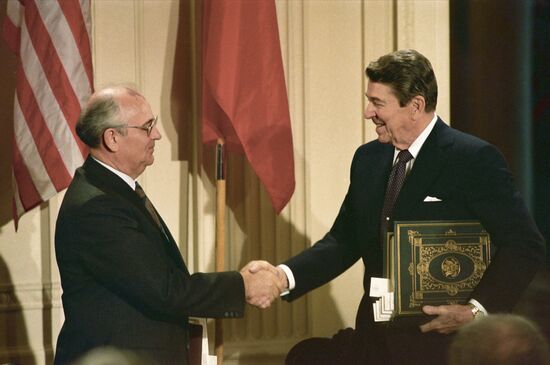Mikhail Gorbachev visits USSR