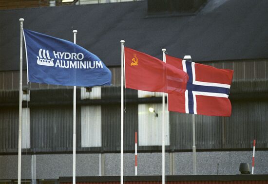 Nikolai Ryzhkov's visit to Norway