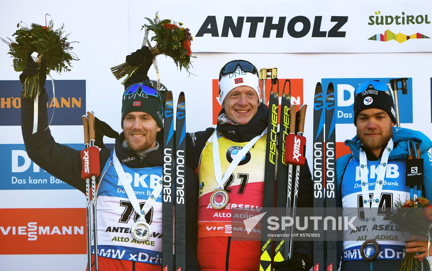 Italy Biathlon World Cup Sprint Men 