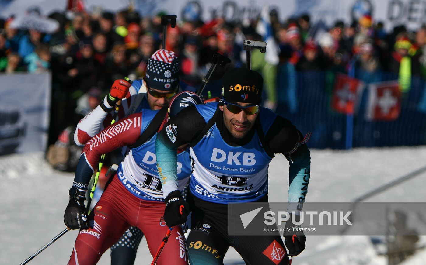 Italy Biathlon World Cup Sprint Men 