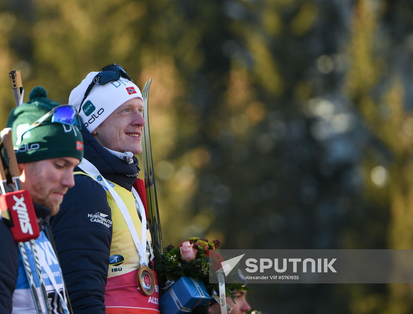 Italy Biathlon World Cup Sprint Men 