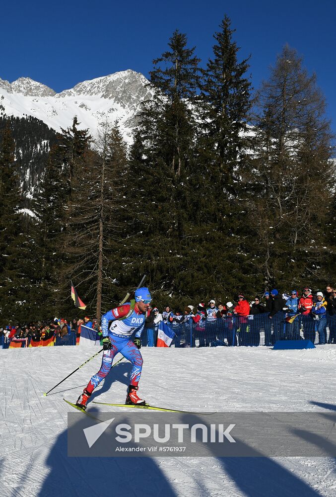 Italy Biathlon World Cup Sprint Men 