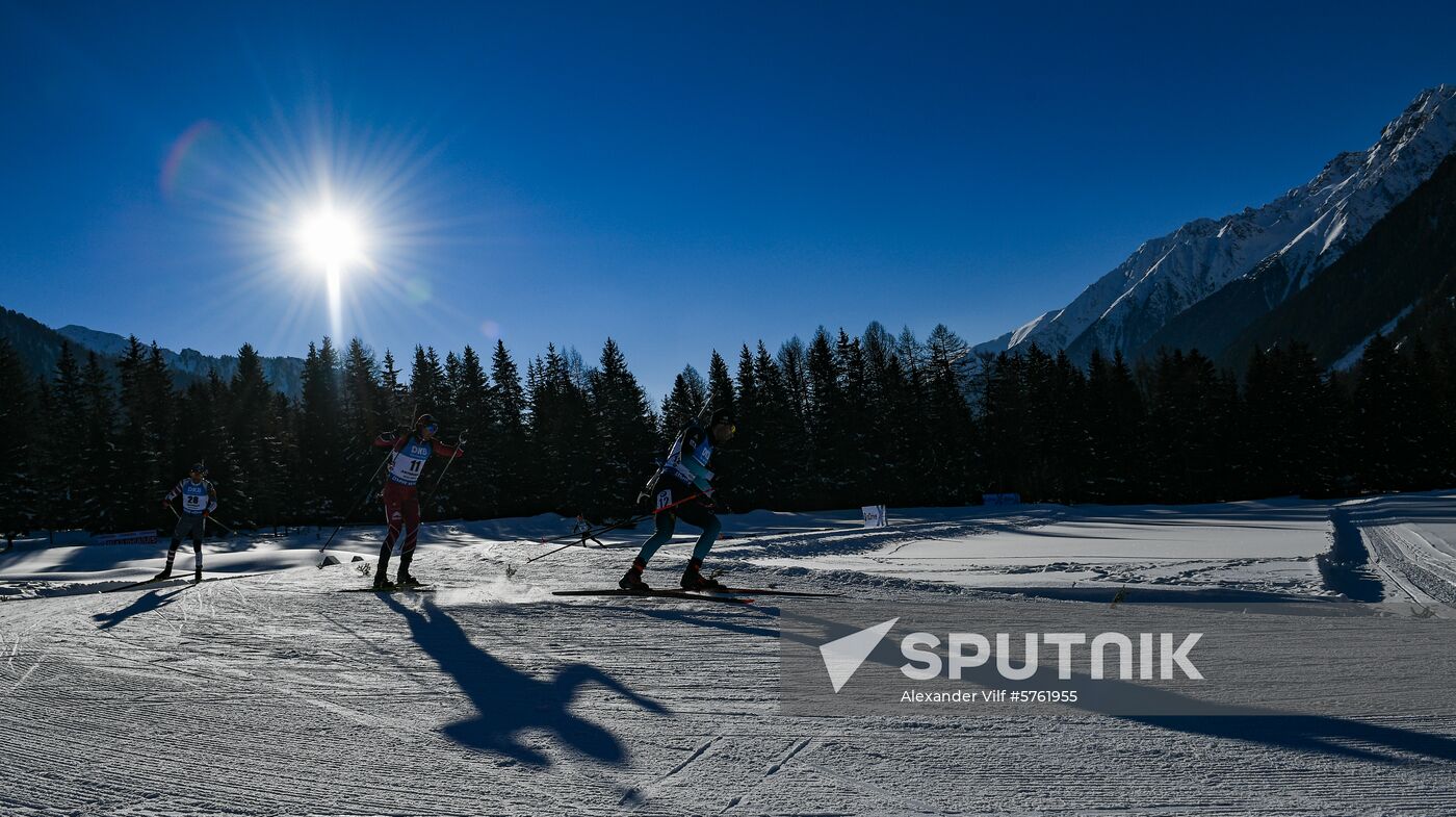 Italy Biathlon World Cup Sprint Men 