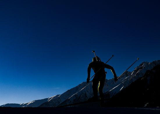Italy Biathlon World Cup Sprint Men 