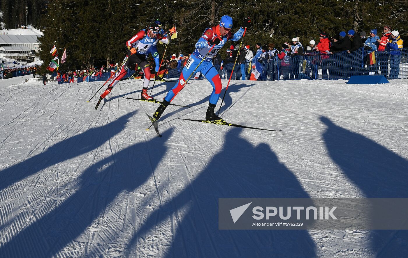 Italy Biathlon World Cup Sprint Men 