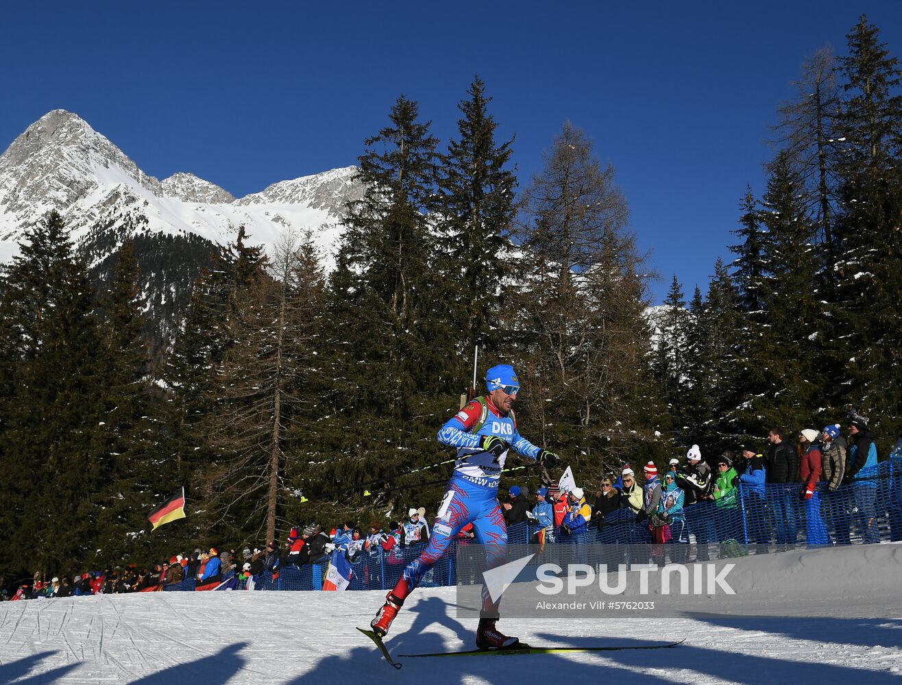 Italy Biathlon World Cup Sprint Men 