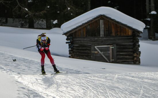 Italy Biathlon World Cup Pursuit Men