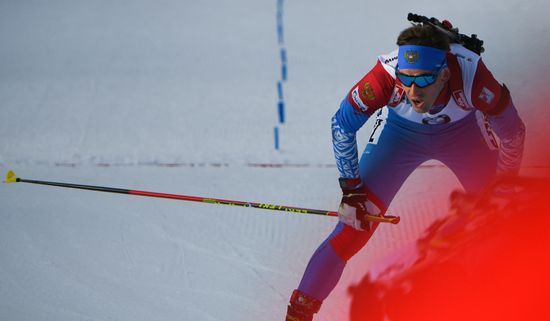 Italy Biathlon World Cup Pursuit Men