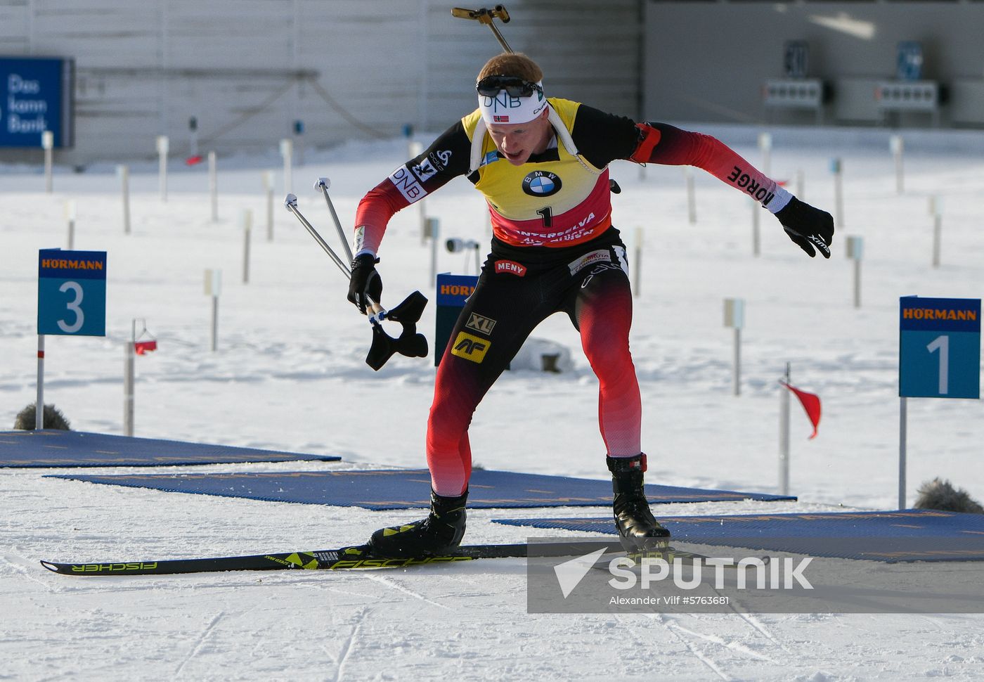 Italy Biathlon World Cup Pursuit Men