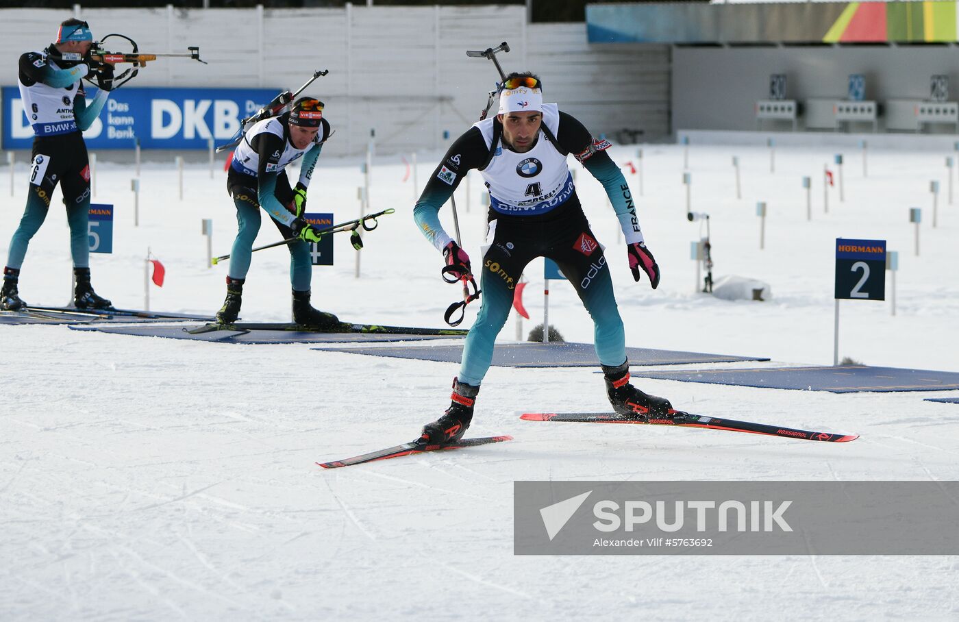 Italy Biathlon World Cup Pursuit Men