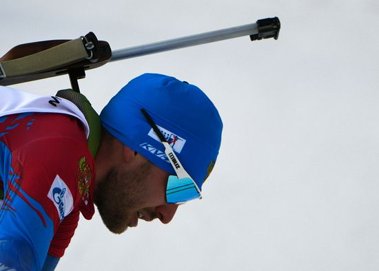 Italy Biathlon World Cup Pursuit Men