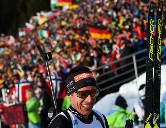Italy Biathlon World Cup Pursuit Men