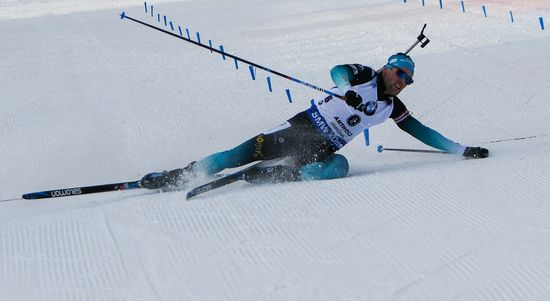 Italy Biathlon World Cup Pursuit Men