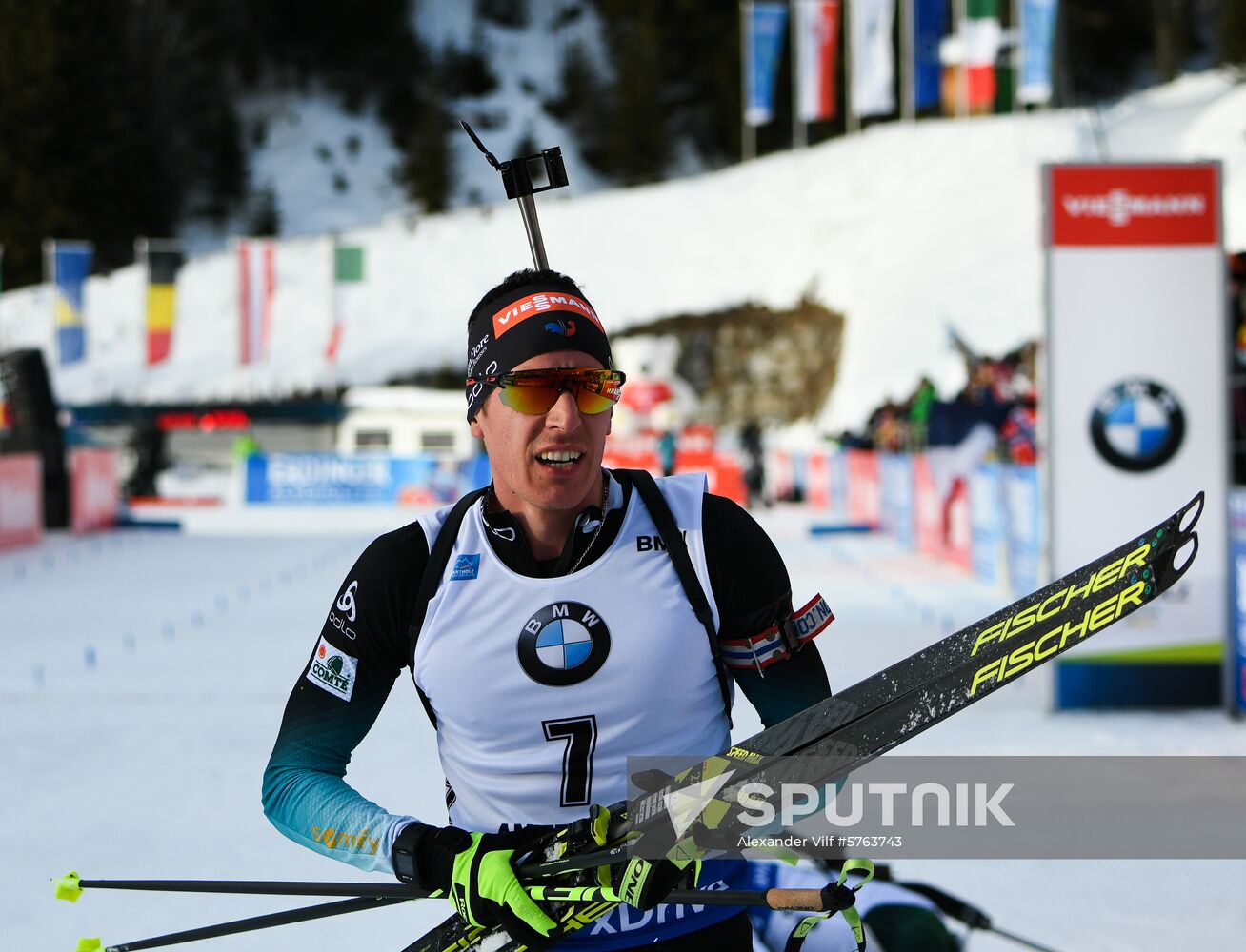 Italy Biathlon World Cup Pursuit Men