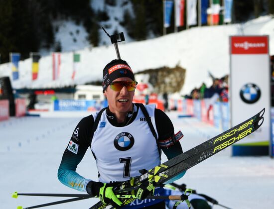 Italy Biathlon World Cup Pursuit Men