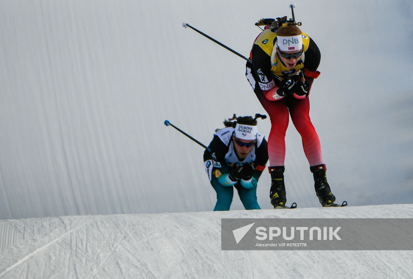 Italy Biathlon World Cup Pursuit Men