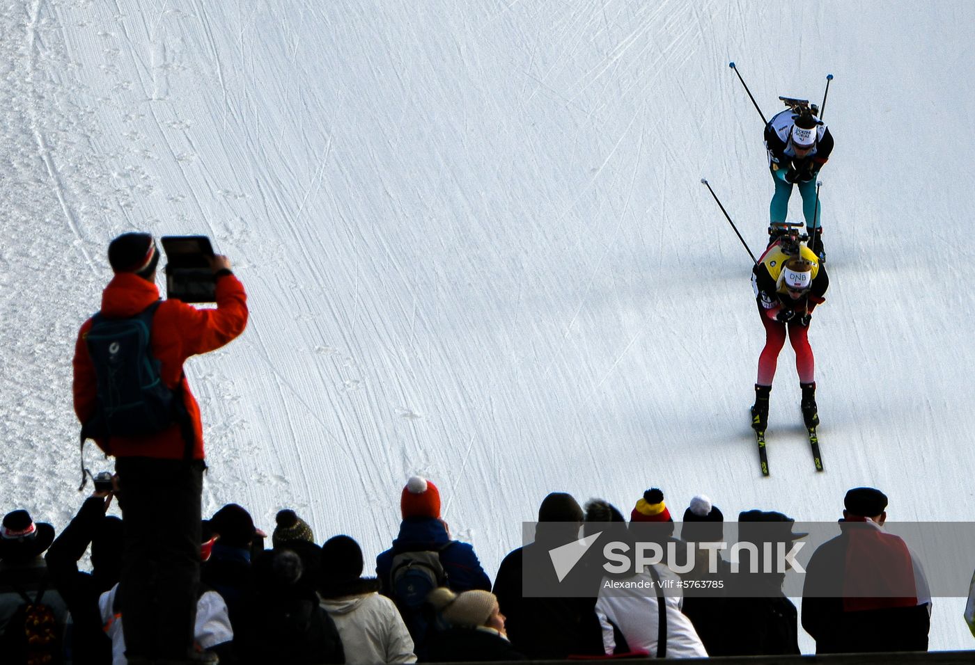 Italy Biathlon World Cup Pursuit Men