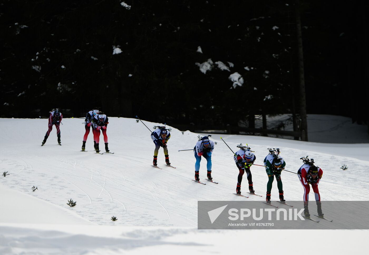 Italy Biathlon World Cup Pursuit Men