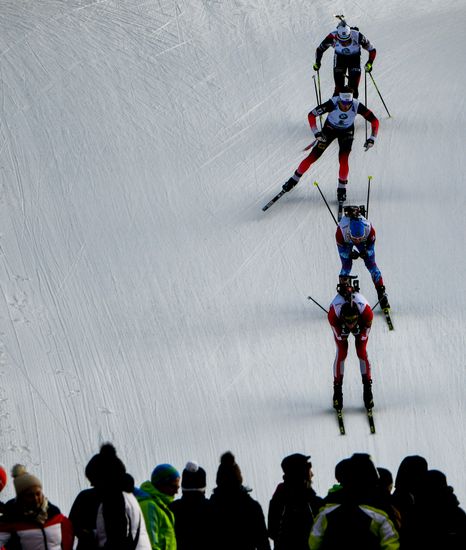 Italy Biathlon World Cup Pursuit Men