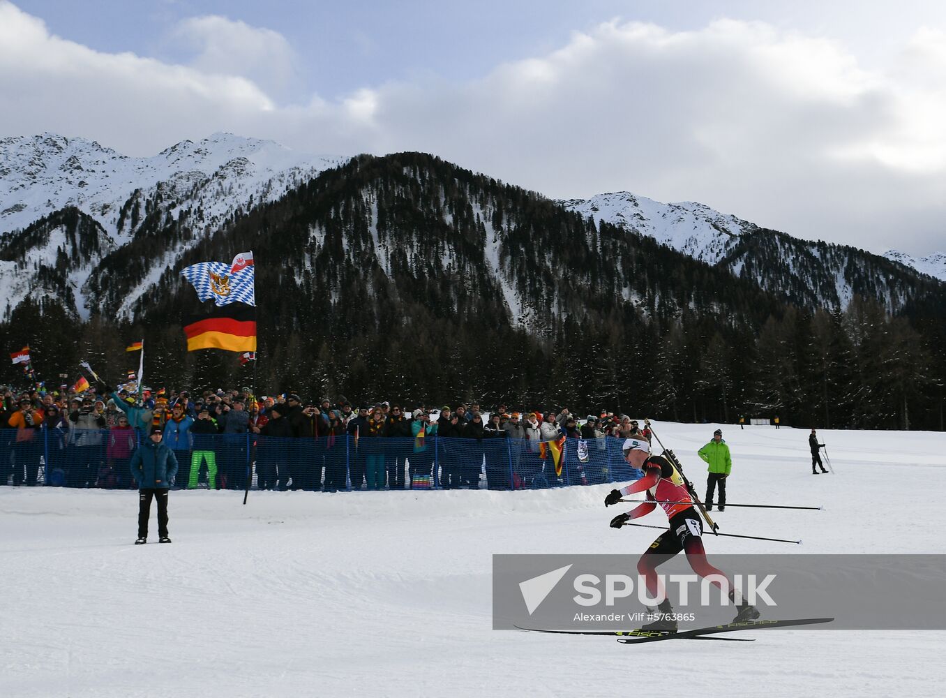 Italy Biathlon World Cup Pursuit Men