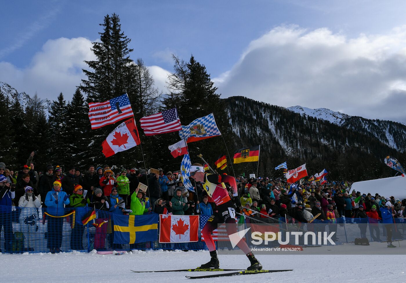 Italy Biathlon World Cup Pursuit Men