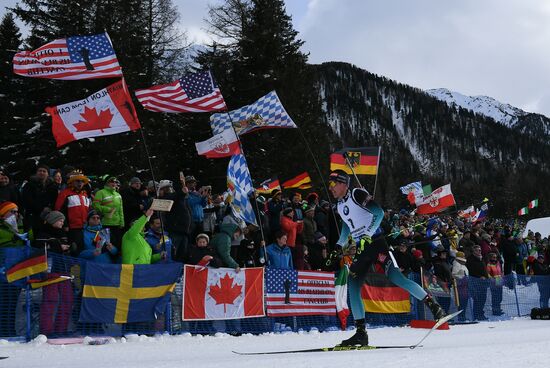 Italy Biathlon World Cup Pursuit Men