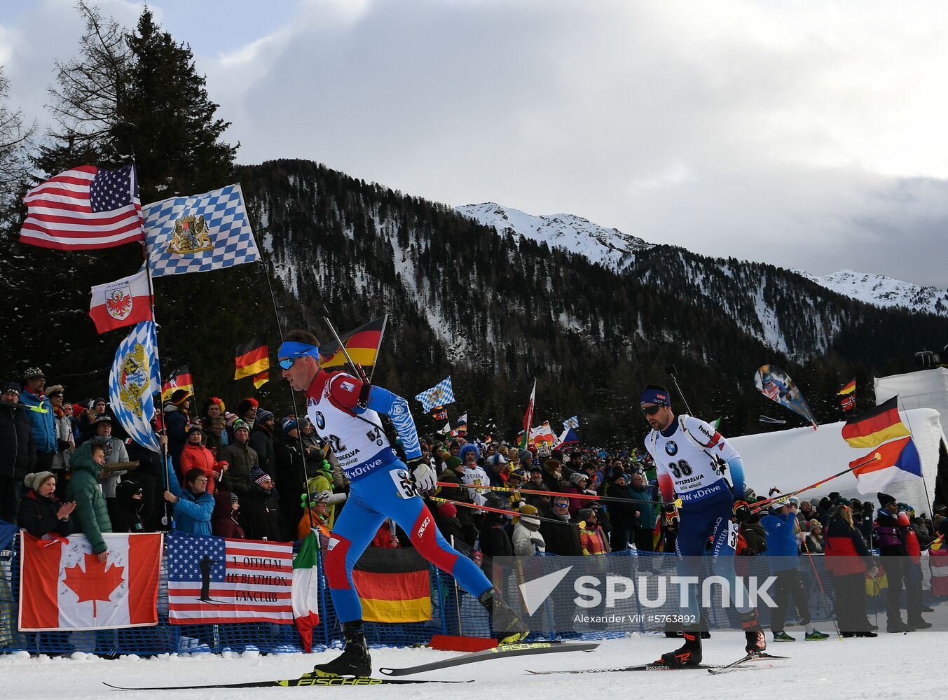 Italy Biathlon World Cup Pursuit Men