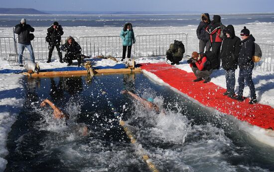 Russia Winter Swimming