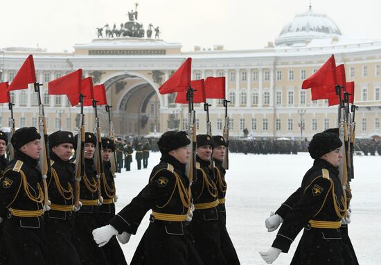 Russia End of Leningrad Siege Anniversary