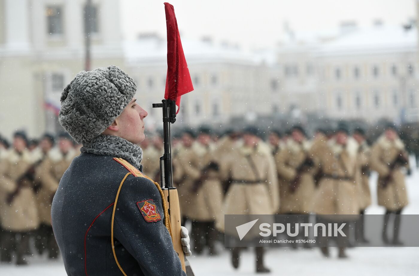 Russia End of Leningrad Siege Anniversary