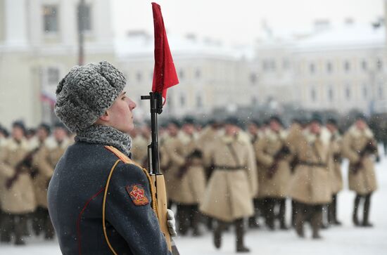 Russia End of Leningrad Siege Anniversary
