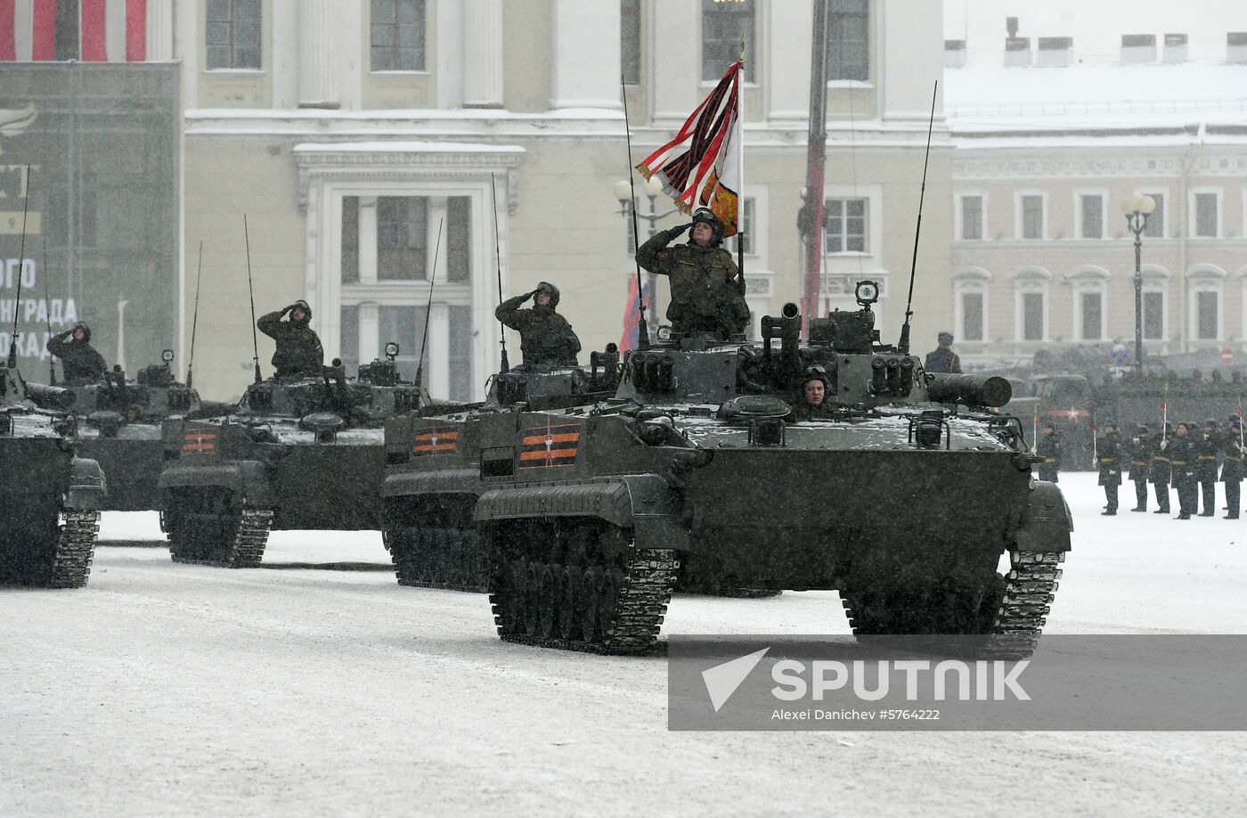 Russia End of Leningrad Siege Anniversary