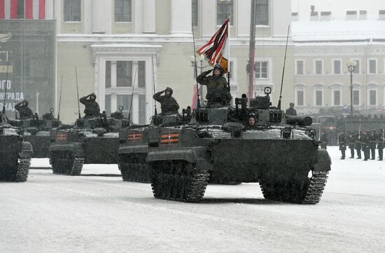 Russia End of Leningrad Siege Anniversary