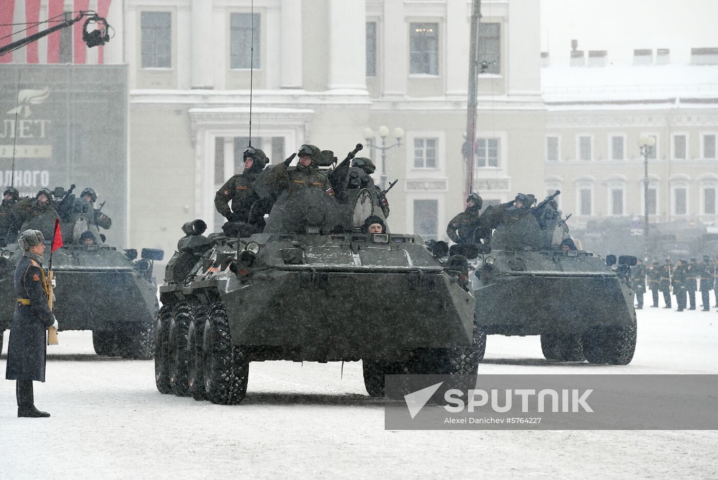 Russia End of Leningrad Siege Anniversary