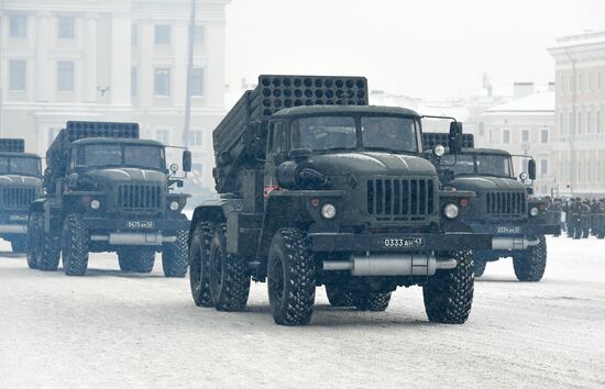 Russia End of Leningrad Siege Anniversary