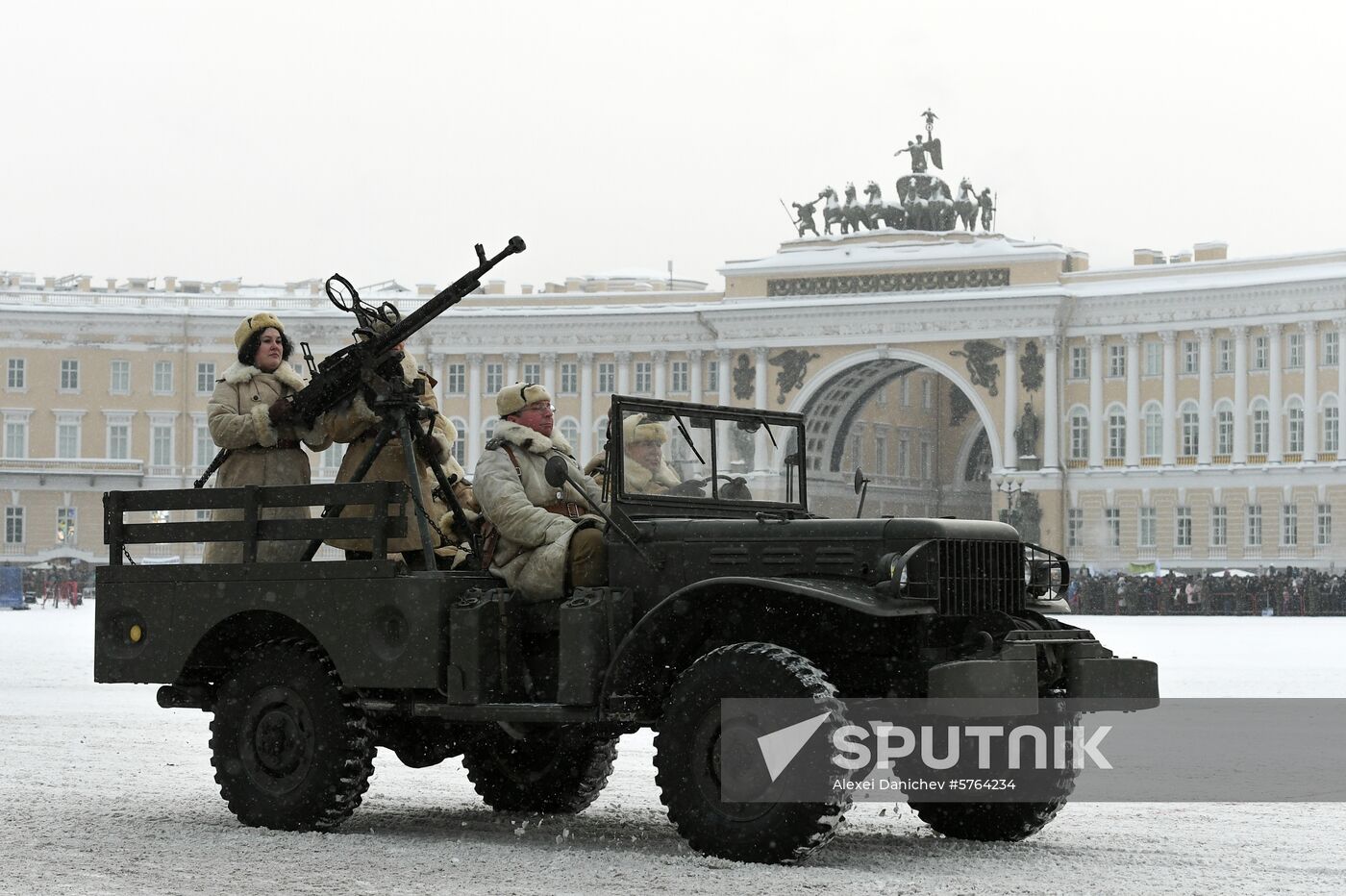 Russia End of Leningrad Siege Anniversary