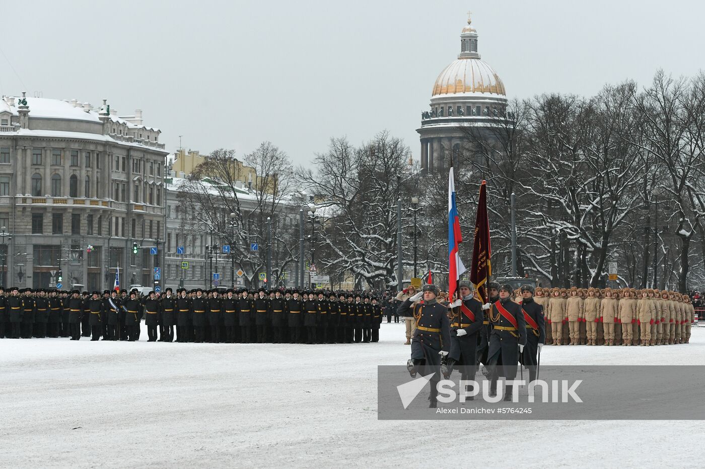 Russia End of Leningrad Siege Anniversary