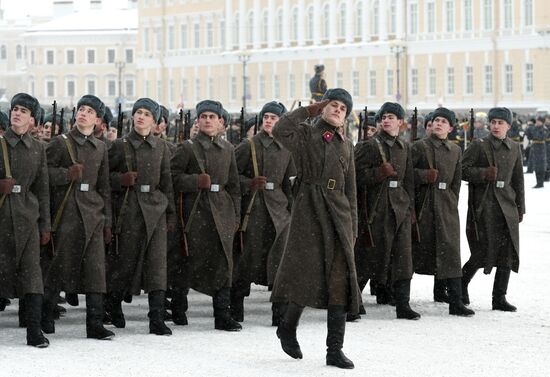 Russia End of Leningrad Siege Anniversary