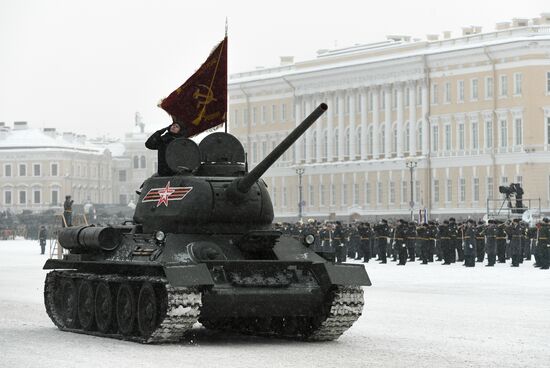 Russia End of Leningrad Siege Anniversary