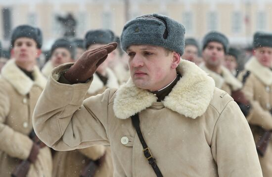 Russia End of Leningrad Siege Anniversary