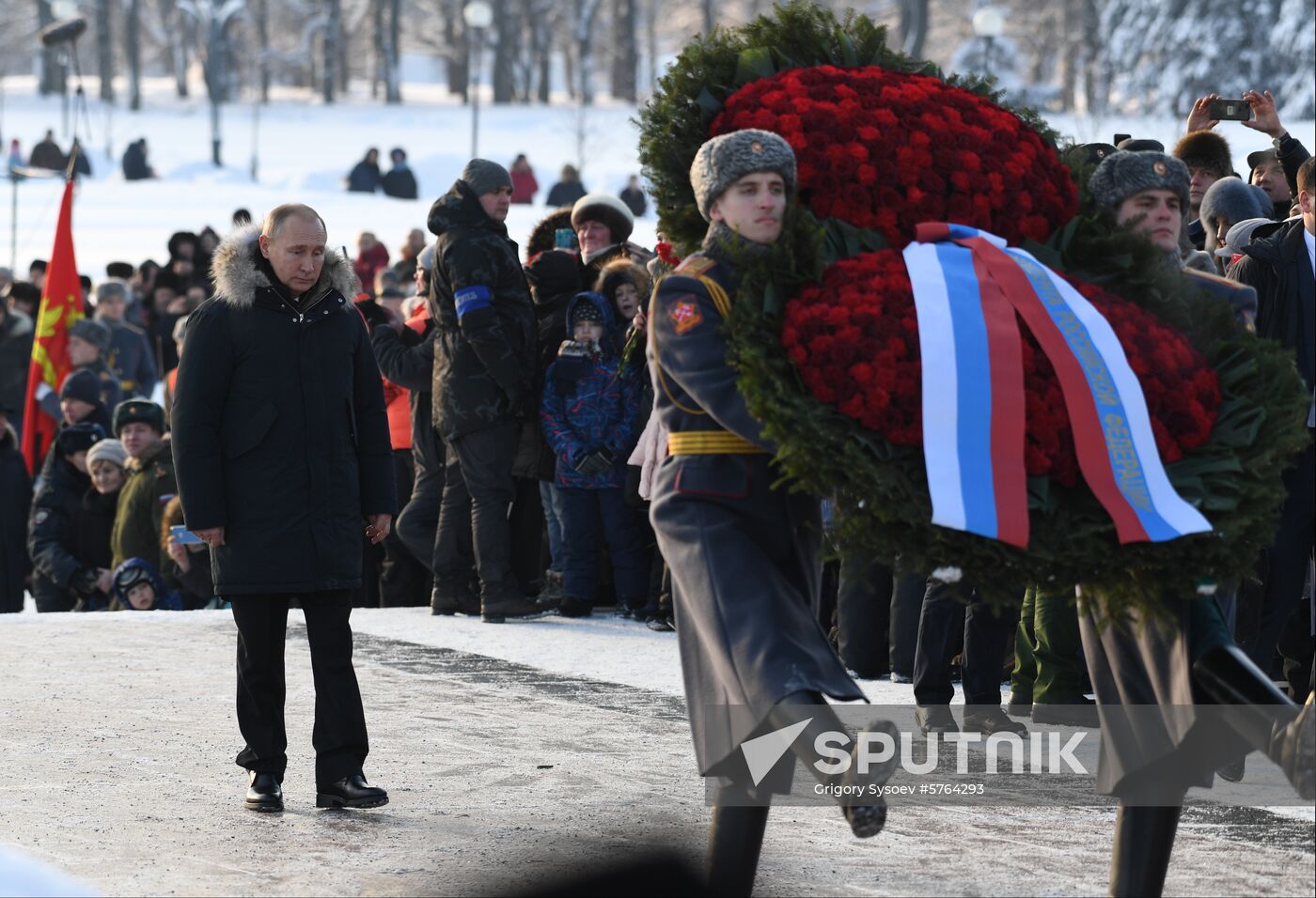 President Putin attends events marking 75th anniversary of breaking Nazi siege of Leningrad