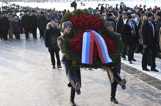 Russia End of Leningrad Siege Anniversary