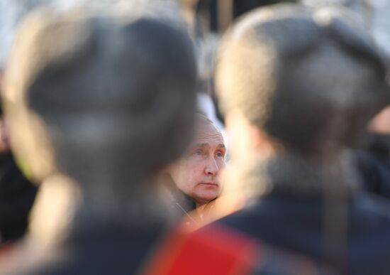 Russia End of Leningrad Siege Anniversary