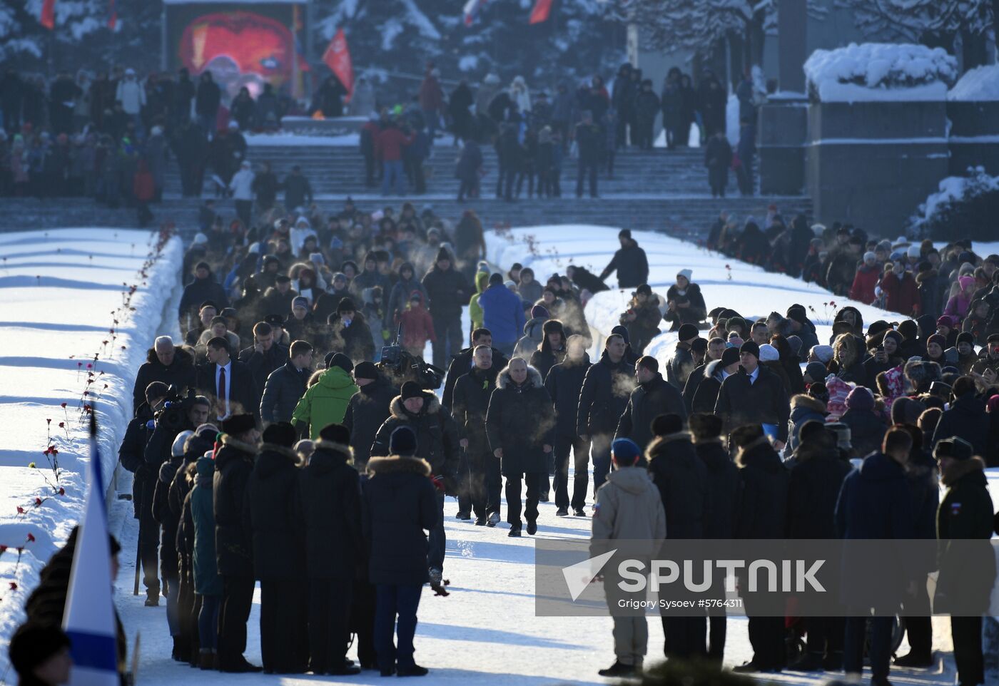 President Putin attends events marking 75th anniversary of breaking Nazi siege of Leningrad